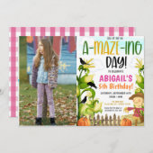 Maze Maze Geburtstagsparty Einladung (Vorne/Hinten)