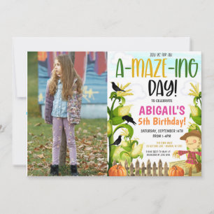 Maze Maze Geburtstagsparty Einladung