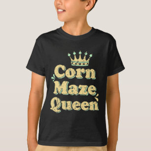 Maze Maze Queen Herbst Halloween Oktober Acti T-Shirt