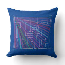 Maze mit farbigem Hintergrund