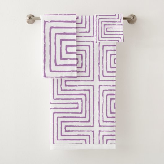 Maze Mud Cloth Badhandtuch Set (Insitu)