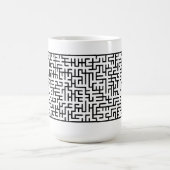 Maze on Tasse Funny Mug (Mittel)