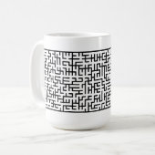 Maze on Tasse Funny Mug (Vorderseite Links)