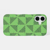 Maze Patchwork Canvas Print iPhone 16 Hülle (Rückseite (Horizontal))