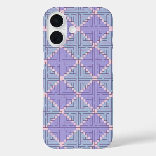 Maze Patchwork Case-Mate iPhone Hülle (Rückseite)