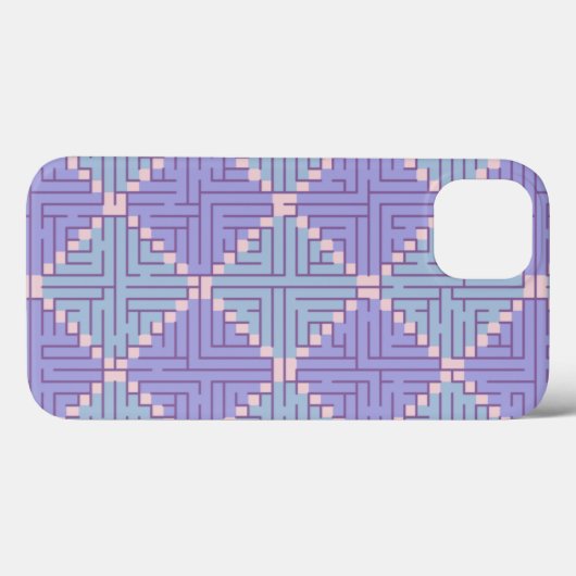 Maze Patchwork Case-Mate iPhone Hülle (Rückseite (Horizontal))