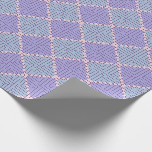 Maze Patchwork Geschenkpapier (Ecke)