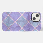 Maze Patchwork iPhone Hülle (Rückseite (Horizontal))