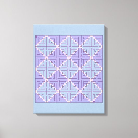 Maze Patchwork Leinwanddruck (Vorderseite)
