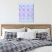Maze Patchwork Leinwanddruck (Insitu (Schlafzimmer))