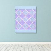 Maze Patchwork Leinwanddruck (Insitu (Holzboden))