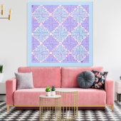 Maze Patchwork Leinwanddruck (Insitu (Wohnzimmer))