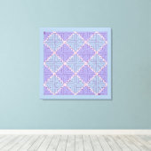 Maze Patchwork Leinwanddruck (Insitu (Holzboden))