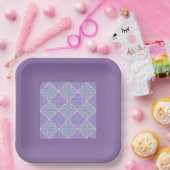 Maze Patchwork Pappteller (Party)