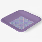 Maze Patchwork Pappteller (Gewinkelt)