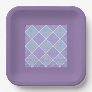 Maze Patchwork Pappteller
