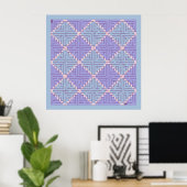 Maze Patchwork Poster (Heimbüro)