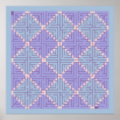 Maze Patchwork Poster (Vorne)