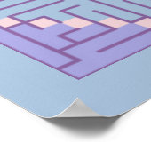 Maze Patchwork Poster (Ecke)