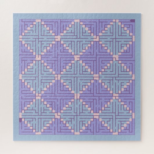 Maze Patchwork Puzzle (Horizontal)