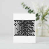 Maze Postkarte (Stehend Vorderseite)