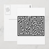 Maze Postkarte (Vorne/Hinten)