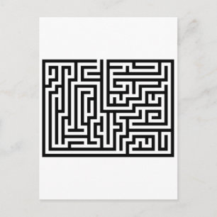 Maze Postkarte