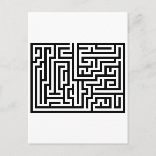 Maze Postkarte (Vorderseite)