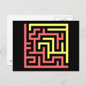 Maze Postkarte (Vorne/Hinten)