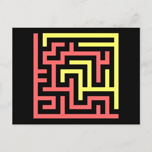 Maze Postkarte (Vorderseite)