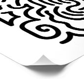 Maze Print von Jikaru Hayata Poster (Ecke)