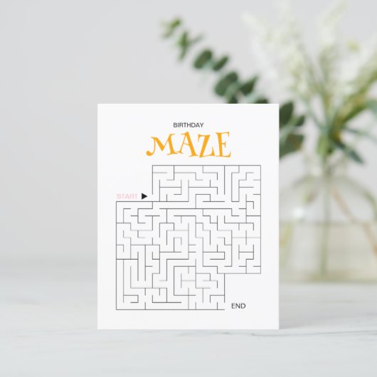 Maze Puzzle #JKN-MA01 (Stehend Vorderseite)