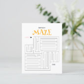 Maze Puzzle #JKN-MA02 (Stehend Vorderseite)
