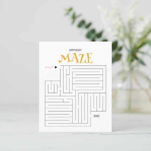 Maze Puzzle #JKN-MA02 (Stehend Vorderseite)