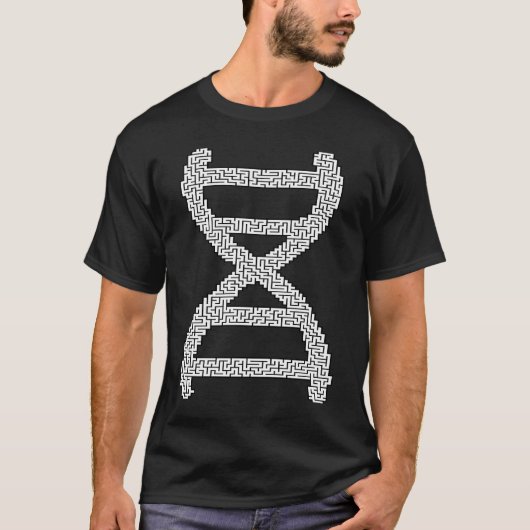 Maze Puzzle Labyrinth DNA T-Shirt (Vorderseite)