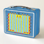 Maze Puzzles Metall Brotdose (Rückseite)
