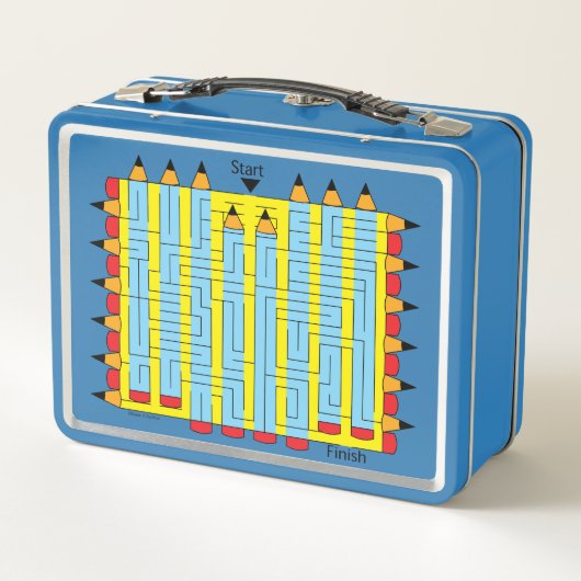 Maze Puzzles Metall Brotdose (Rückseite)