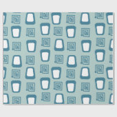 Maze und Trapezoide Geschenkpapier (Flach)