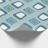 Maze und Trapezoide Geschenkpapier (Ecke)