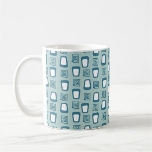 Maze und Trapezoide Kaffeetasse