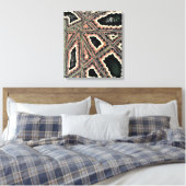 MAZE Wrapped Canvas Print Leinwanddruck (Insitu (Schlafzimmer))