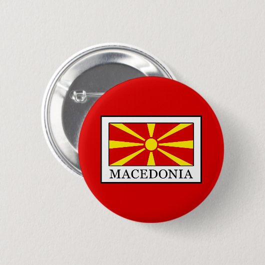 Mazedonien Button (Vorne & Hinten)