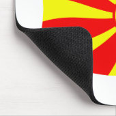 Mazedonien Flag Mousepad (Ecke)