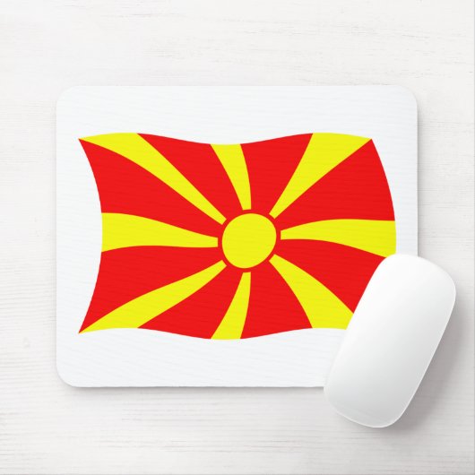 Mazedonien Flag Mousepad (Mit Mouse)