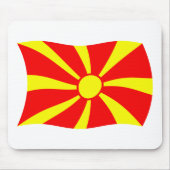 Mazedonien Flag Mousepad (Vorne)