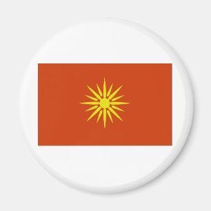 Mazedonien-Flagge Magnet