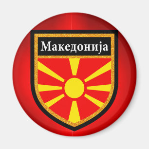 Mazedonien-Flagge Magnet