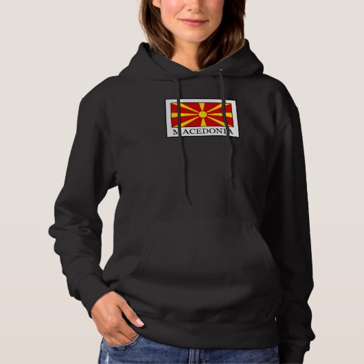 Mazedonien Hoodie (Vorderseite)