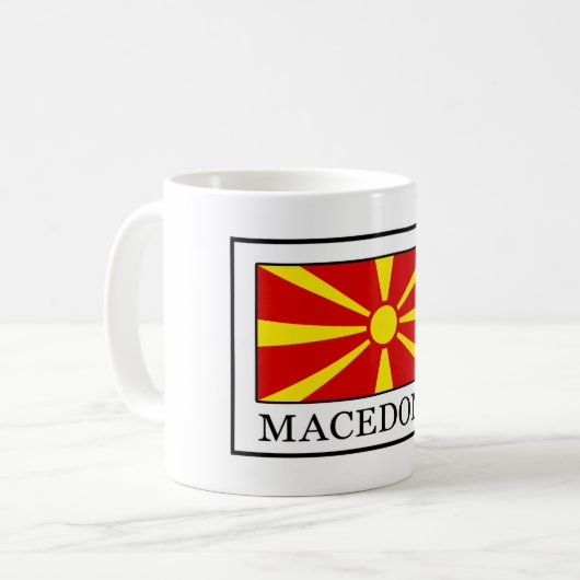 Mazedonien Kaffeetasse (Vorderseite Links)