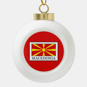 Mazedonien Keramik Kugel-Ornament